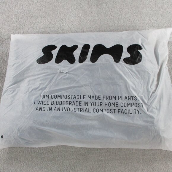 SKIMS Cozy Unisex Pullover Size XXS/XS Onyx Houndstooth Teddy Comfy Soft NWT - Picture 2 of 5